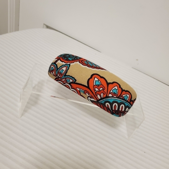 Vera Bradley Colorful Print Fabric Coded Hardshell Eye glass case - Picture 6 of 6